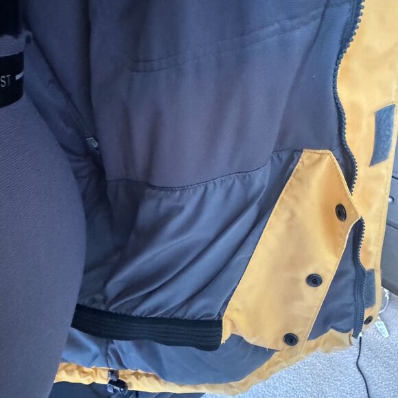 VINTAGE Helly Hansen Helly Tech Sailing Ski Jacket Mens Size Large Yellow - Picture 9 of 9